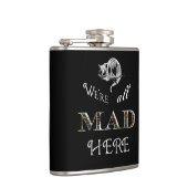 Cheshire Cat Mad Alice Flasche Flachmann (Rechts)