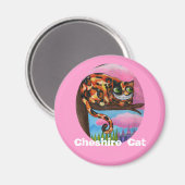 Cheshire Cat Magnet (Vorderseite/Rückseite)