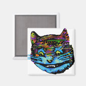 Cheshire Cat Magnet (Vorderseite/Rückseite)