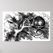 Cheshire Cat Matte Poster (Vorne)