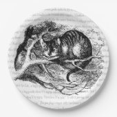 Cheshire Cat Pappteller (Vorderseite)