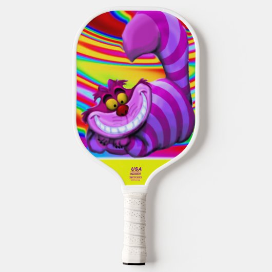 ‚Cheshire Cat‘ Pickleball Schläger (Rückseite)