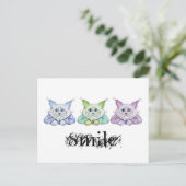 Cheshire Cat Postcard Postkarte (Stehend Vorderseite)