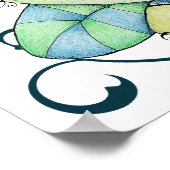 Cheshire Cat Poster (Ecke)