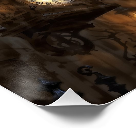 Cheshire Cat Poster (Ecke)