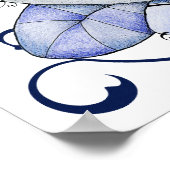 Cheshire Cat Poster (Ecke)