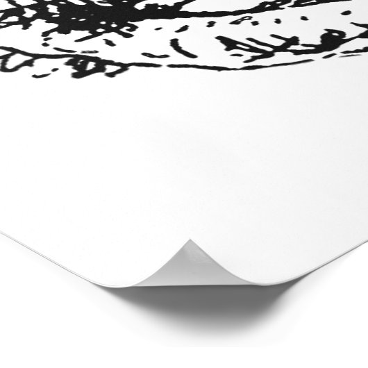 Cheshire Cat Poster (Ecke)