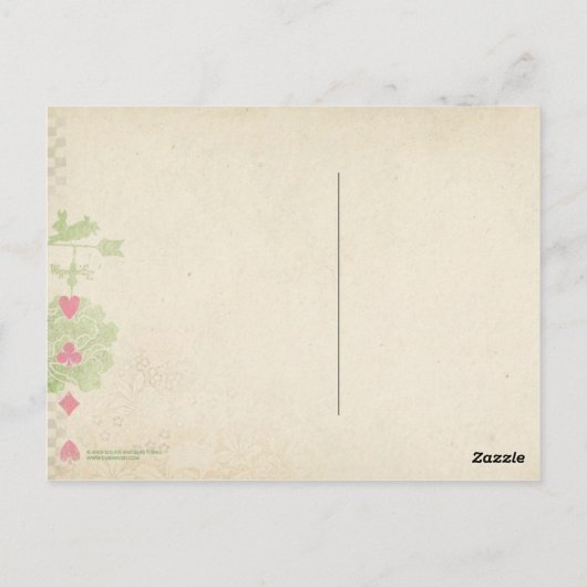 Cheshire Cat Postkarte (Rückseite)