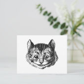 Cheshire Cat Postkarte (Stehend Vorderseite)