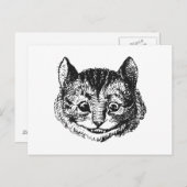 Cheshire Cat Postkarte (Vorne/Hinten)