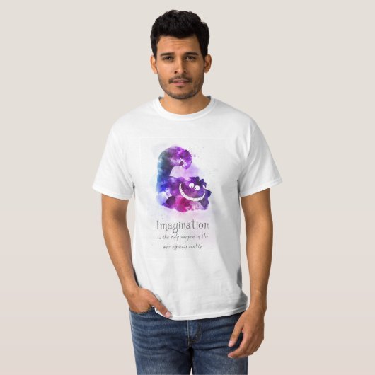 Cheshire Cat Quote ART T-Shirt (Vorne ganz)