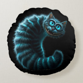 Cheshire Cat Rundes Kissen