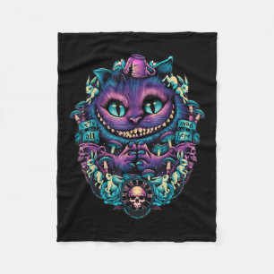 Cheshire Cat Shirt Alice im Wunderland Graphic Fleecedecke