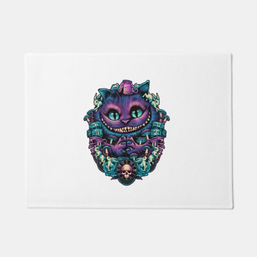 Cheshire Cat Shirt Alice im Wunderland Graphic Fußmatte (Vorderseite)