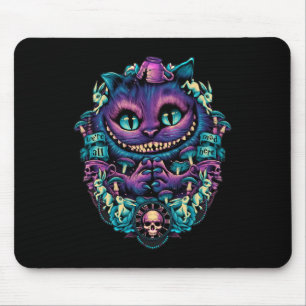 Cheshire Cat Shirt Alice im Wunderland Graphic Mousepad