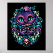 Cheshire Cat Shirt Alice im Wunderland Graphic Poster (Vorne)