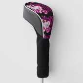 "Cheshire Cat Smile" Golf Headcover (angewinkelt)