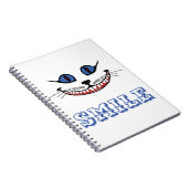 Cheshire Cat Smile Notizblock (Rechte Seite)