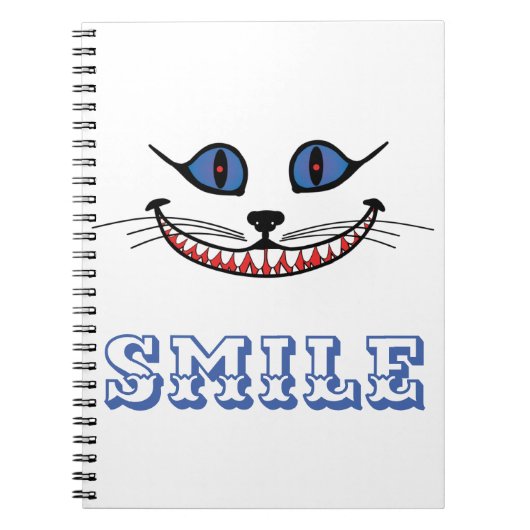 Cheshire Cat Smile Notizblock (Vorderseite)