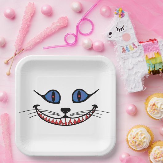 Cheshire Cat Smile Pappteller (Party)