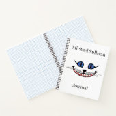 Cheshire Cat Smile  PERSONALIZE Notizblock (Innenseite)
