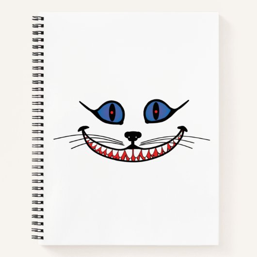Cheshire Cat Smile  PERSONALIZE Notizblock (Vorderseite)