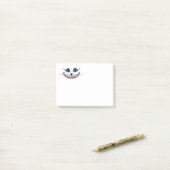 Cheshire Cat Smile  Post-it Klebezettel (Auf Schreibtisch)