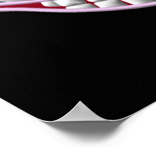 Cheshire Cat Smile Poster (Ecke)