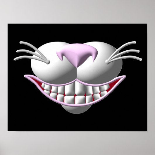 Cheshire Cat Smile Poster (Vorne)