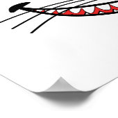 Cheshire Cat Smile Poster (Ecke)