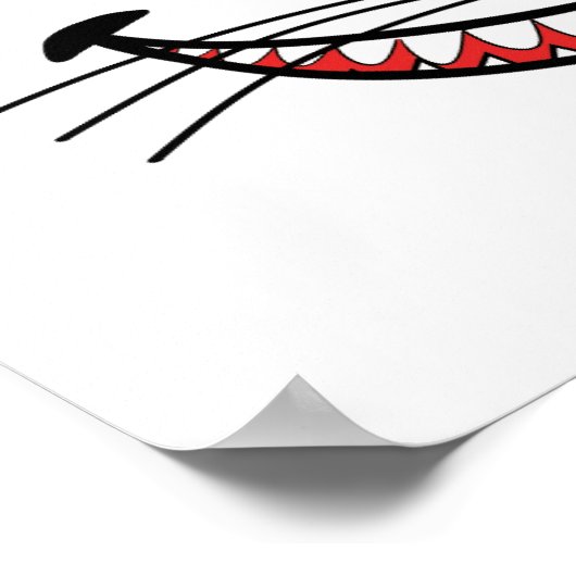 Cheshire Cat Smile Poster (Ecke)