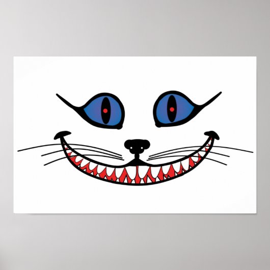 Cheshire Cat Smile Poster (Vorne)
