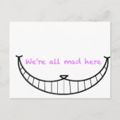 Cheshire Cat Smile Postkarte (Vorderseite)