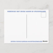 Cheshire Cat Smile Postkarte (Rückseite)