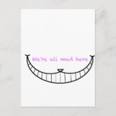 Cheshire Cat Smile Postkarte (Vorderseite)