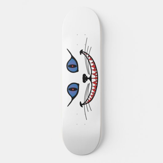 Cheshire Cat Smile Skateboard (Vorderseite)