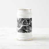 Cheshire Cat Stein Alice im Wunderland Bierglas (Mittel)