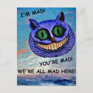 Cheshire Cat: Wir sind alle tot! (Wonderland) ~ Postkarte