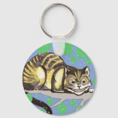 Cheshire Cat Zeichnend Schlüsselanhänger (Rückseite)
