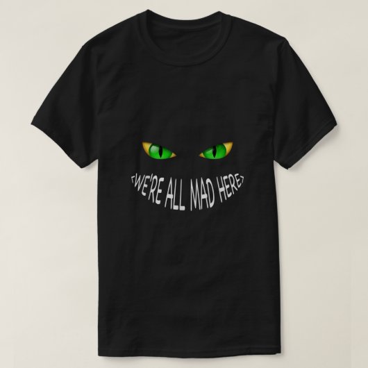Cheshire Cats lächeln Coole Kätzchen T-Shirt (Design vorne)