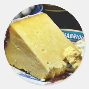 Cheshire Cheese Runder Aufkleber