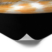 Cheshire Clock ART PRINT Wonderland Cat Poster (Ecke)