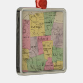 Cheshire County, NH Silbernes Ornament (Rechts)