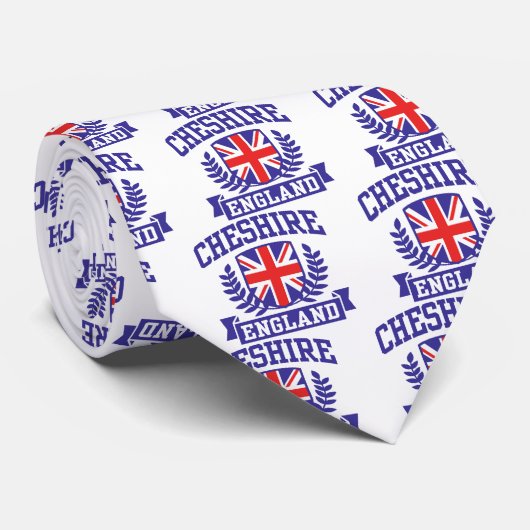 Cheshire England Krawatte (Gerollt)