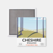 Cheshire, England Magnet (Vorderseite/Rückseite)