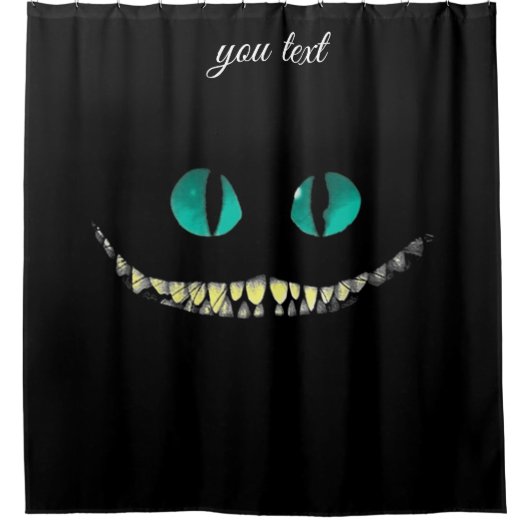 Cheshire Grin Duschvorhang (Vorderseite)