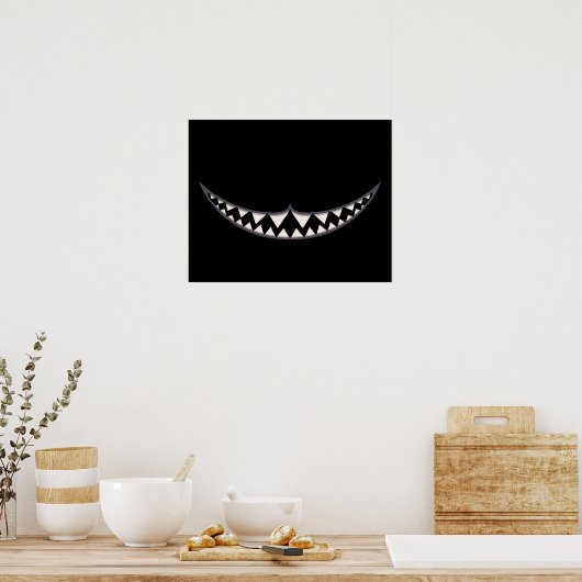 Cheshire Grin III Poster (Küche)