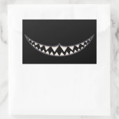 Cheshire Grin III Rechteckiger Aufkleber (Tasche)
