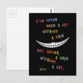 Cheshire Grin IV Postkarte (Vorne/Hinten)