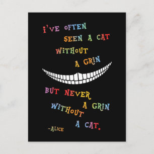 Cheshire Grin IV Postkarte